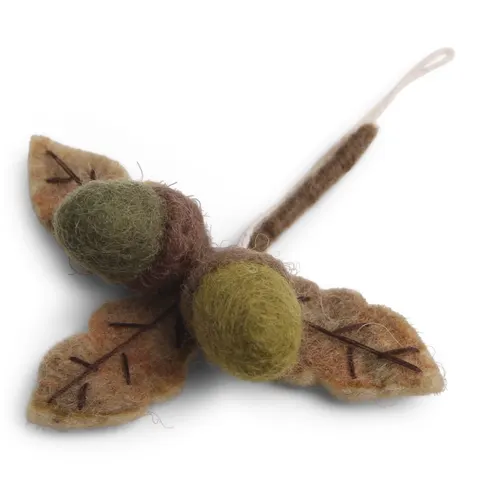Acorns of Leaves Green Gry & Sif