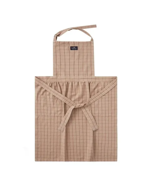 Fartuch Checked Organic Cotton Oxford Apron Lexington