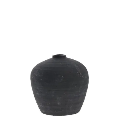 Czarny wazon dekoracyjny Catia 21 cm Lene Bjerre