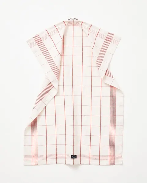 Ręcznik kuchenny Checked Kitchen Towel In Linen Blend Lexington