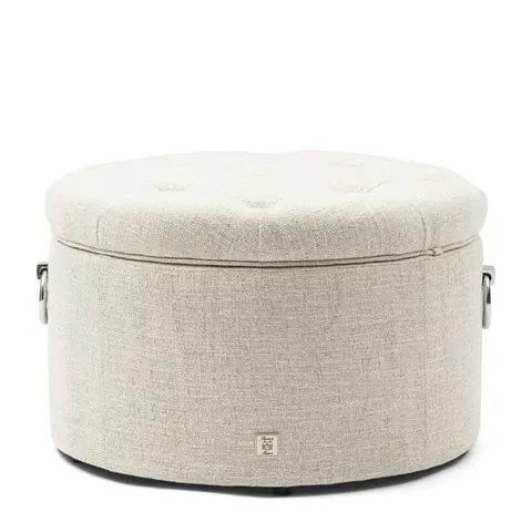 Puf Park Avenue Riviera Maison Anitque White
