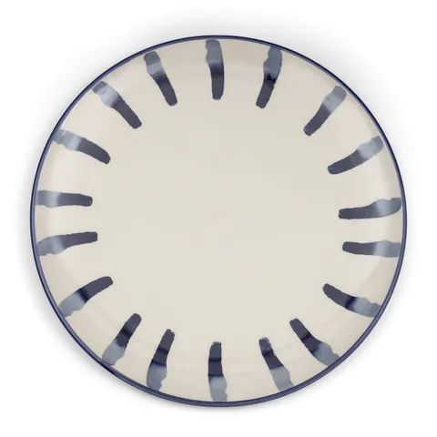 Talerz obiadowy Menton Riviera Maison blue