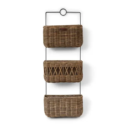 Organizer Rustic Rattan Wall Riviera Maison