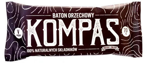 Baton Orzechowy Kompas Bezglutenowy 70 g Zmiany