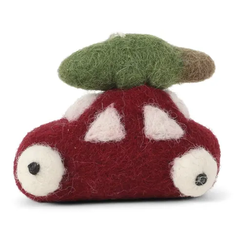 Red Car with Tree Gry & Sif