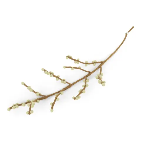Branch w/Mint green Berries Gry & Sif