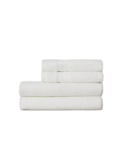 Ręcznik Hotel mulberry silk blend towel white 50x70 Lexington