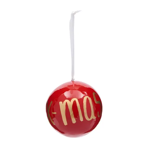 Bombka Merry X-mas Riviera Maison 10cm