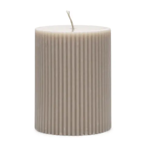 Świeca naturalna Fine Rib Pillar Riviera Maison 7x9