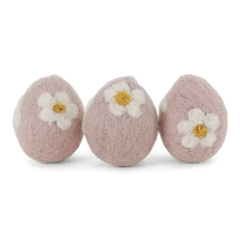 Eggs Rose Flowers Gry & Sif 3szt.