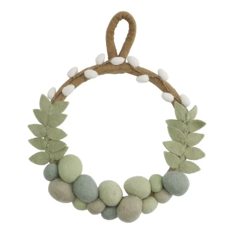 Easter Wreath Wianek - Green Eggs Gry & Sif