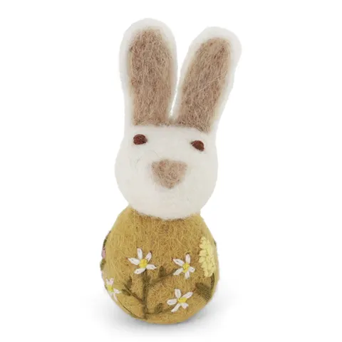 Small Bunny w/Flower - ochre Gry & Sif