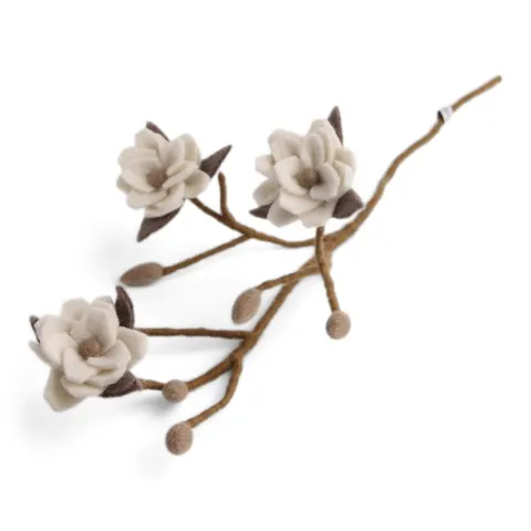 Magnolia Branch w/white flowers Gry & Sif