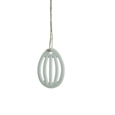 Ozdoba Dehlia ornament ceramics Lene Bjerre 5.2 cm zielona szałwia