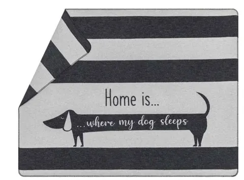 Kocyk dla pieska Home is where my dog sleeps big 100x140
