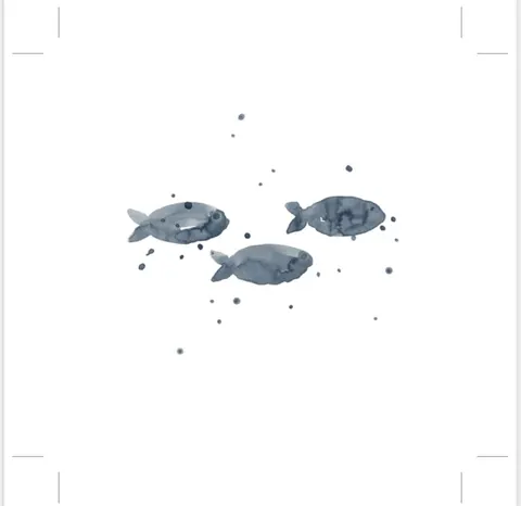Papierowe serwetki Sögne Fish