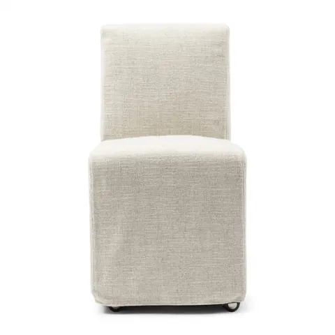 Krzesło Dining Chair Firenze, Antique White, Rich Tweed Riviera Maison