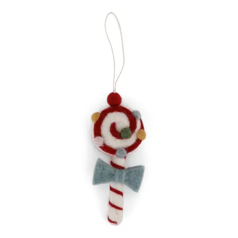 Christmas Candy with Light Blue Bow Gry & Sif