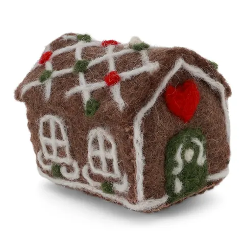 Big Ginger Bread House w/Candy Cane Gry & Sif