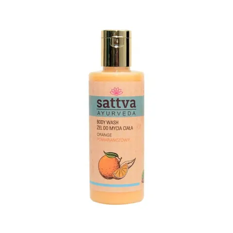 Żel Do Mycia Ciała Pomarańczowy 210 ml Sattva (Ayurveda)