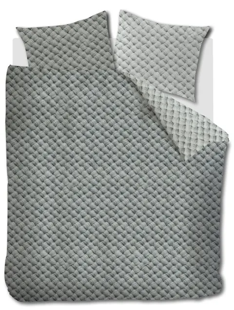 Zestaw pościeli Pościel Woven Wool Green Riviera Maison 200x200/220