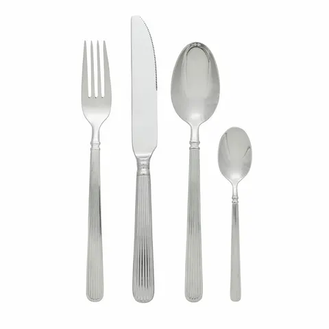 Sztućce Delia komplet 16szt. Silver