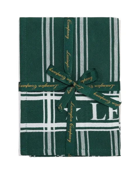 Ręcznik Jacquard kitchen towel Lexington zestaw 2 szt green/white