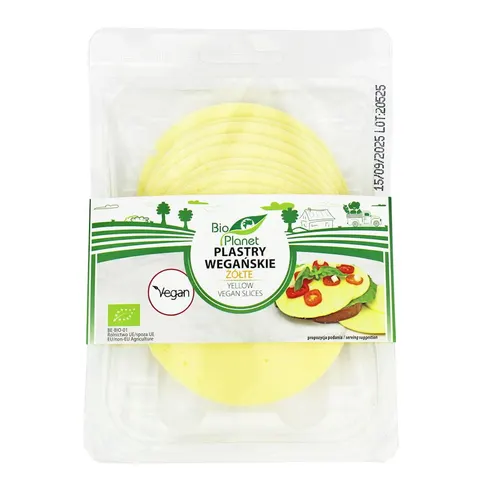 Plastry Wegańskie Żółte BIO 160g Bio Planet