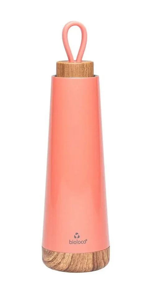 Butelka Termiczna z Silikonowym Uchwytem Koralowa 500ml Chic-Mic