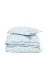 Zestaw pościeli Floral printed cotton sateen bed set, blue/white Lexington 150x210/50x70