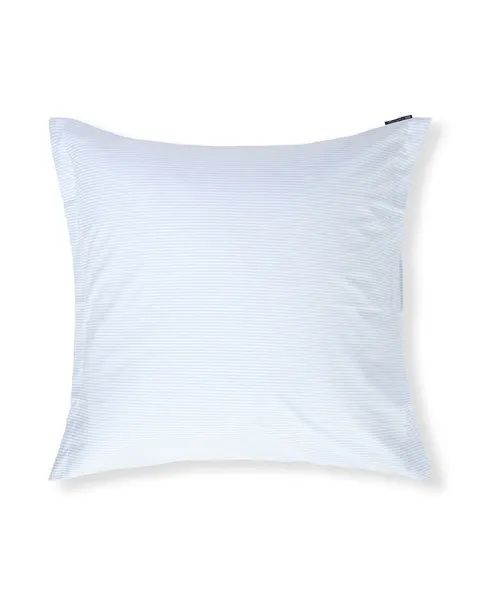 Poszewka Striped cotton sateen pillowcase, blue/white Lexington 50x70
