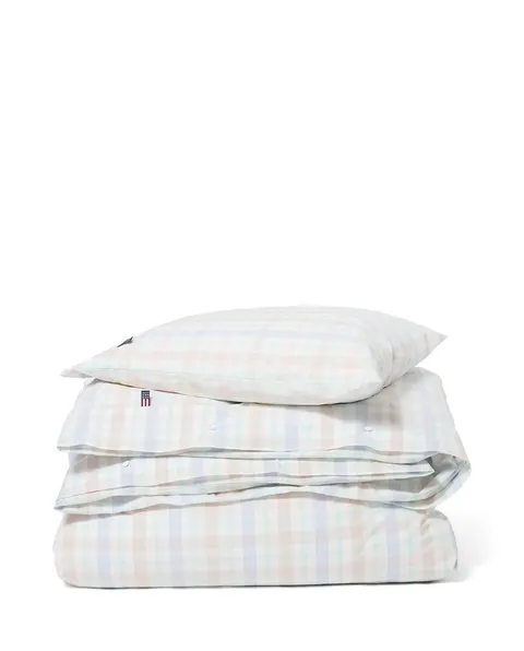 Zestaw pościeli Multi checked cotton percale bed set Lexington 150x210/50x70