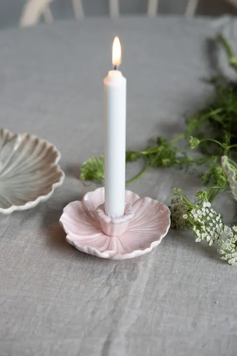 Świecznik Botanik Small light pink Storefactory