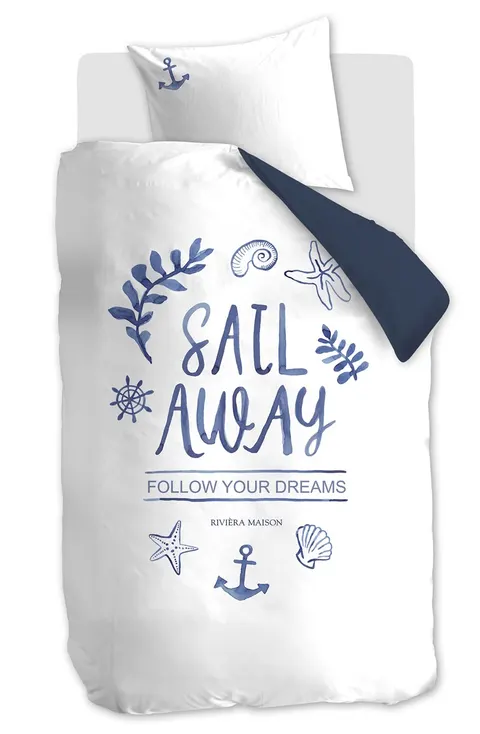 Zestaw pościeli RM Sail Away Blue Riviera Maison 140x200/220