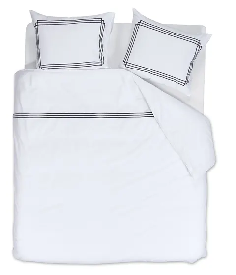 Zestaw pościeli RM Leandro Navy Riviera Maison 200x200/220