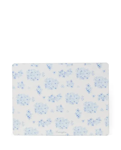 Podkładki Laminated double-sided placemat, blue/white (set of 2) Lexington 30x40