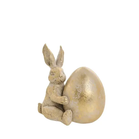 Ozdoba Zajączek / królik Selille Lene Bjerre 11,2 cm Light Gold