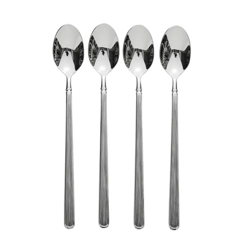Łyżeczka Delia Cafe Latte Tea Spoon Fork Silver 4 szt