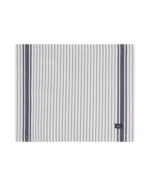 Podkładka Icons striped oxford placemat, white/blue 40x50