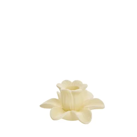 Świecznik Deanne flower yellow Lene Bjerre
