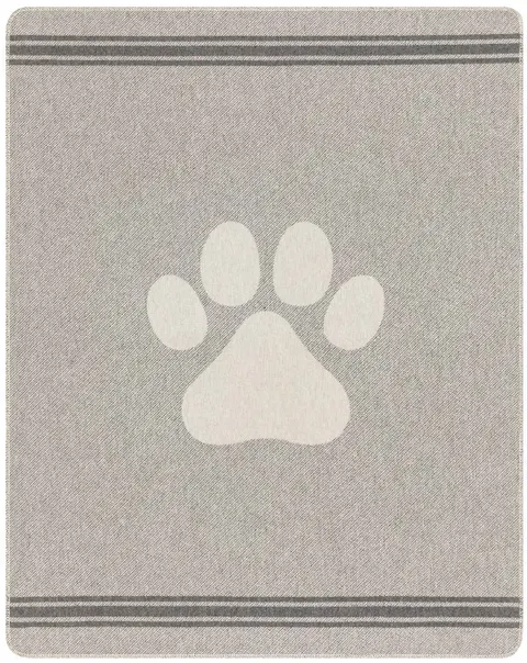 Kocyk Paw 100x140 grey