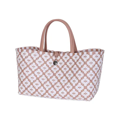 Torba na zakupy Mini Motif Bag Handed By blush with white S