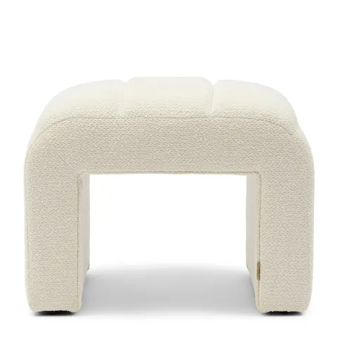 Puf Brera Stool Simply White Riviera Maison