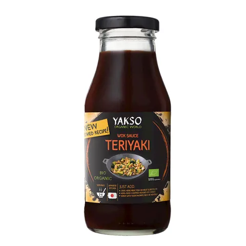 Sos Sojowy Słodki Teriyaki do Woka BIO 240ml Yakso