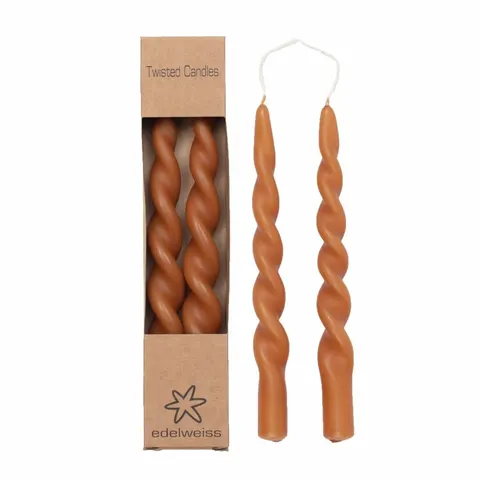 Świeca TWISTED Candles Edelweiss 2,2x24 Ginger 2 szt