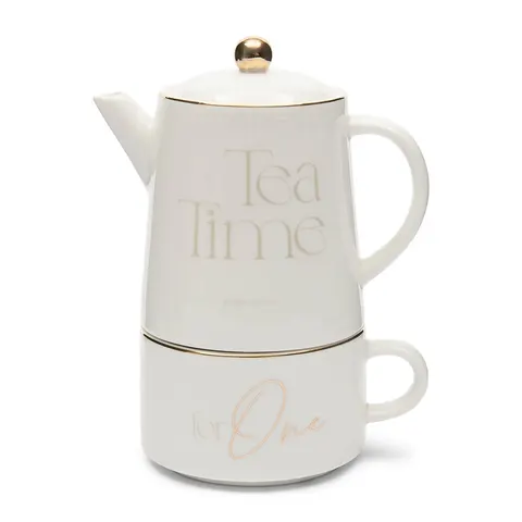 Zestaw do herbaty Tea Time for One Rivera Maison