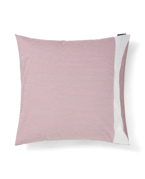 Poszewka Striped cotton percale pillowcase, fig/white Lexington 40x40