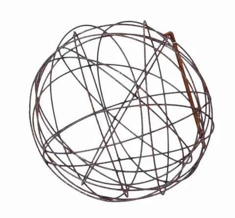 Dekoracja kula Bauble Wire Rust Lauvring D 30cm