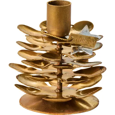 Świecznik Candle holder Gloria Ib Laursen 1,3 cm mosiądz