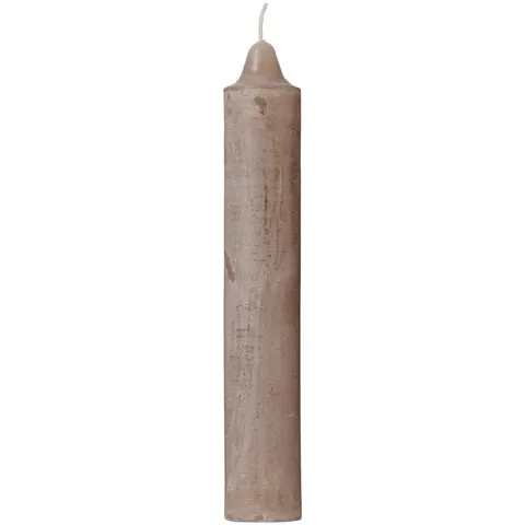 Świeca Rustic candle linen Ib Laursen Ø3,8 cm H:23